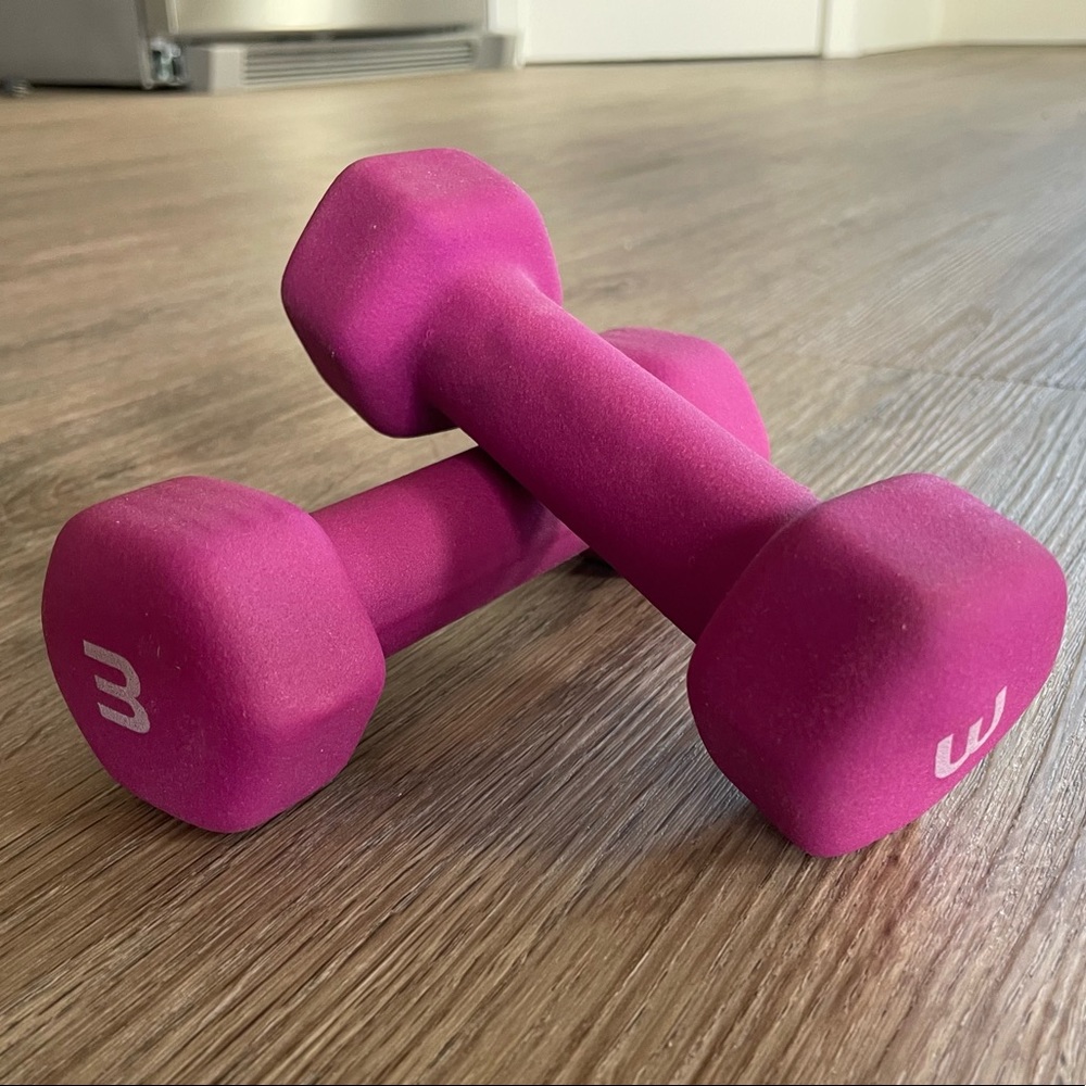 Pair of 3 lbs Dumbbells